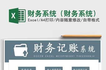 2024年财务系统（财务系统）