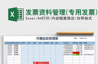 2025年发票资料管理(专用发票)