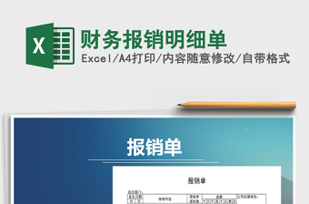 2025年财务报销明细单