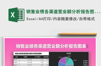 2025年销售业绩各渠道营业额分析报告图表