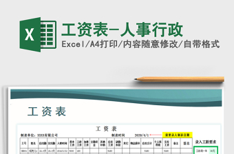 2025年工资表-人事行政