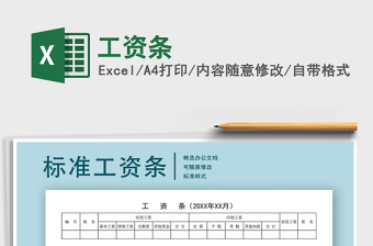 2024年工资条免费下载