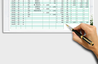 2025年收支出纳日记账-个人理财