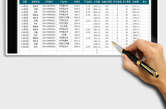 2024年平台电商销售成本利润表免费下载