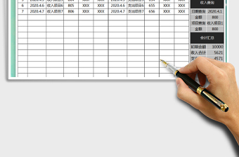 2025年财务收支明细表（全自动）