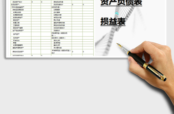 2024年资产负债、利润表空白表