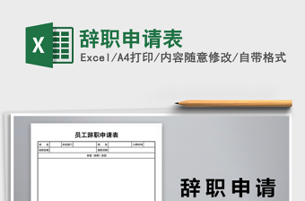 2025年辞职申请表