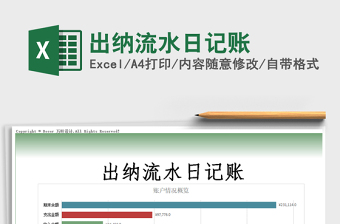 2025年出纳流水日记账