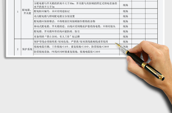 2024年施工工地临时用电安全检查表免费下载