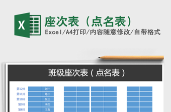 2025年座次表（点名表）