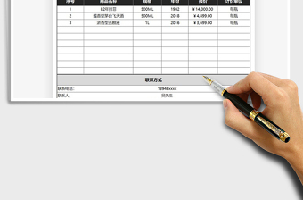 2025年商品销售报价单