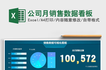 2025年公司月销售数据看板