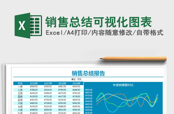 2025年销售总结可视化图表