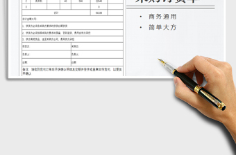 2025年采购管理-采购单-订货单