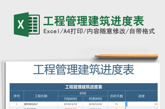 2025工程管理excel表格大全图片