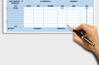 2025年物资购买申请表