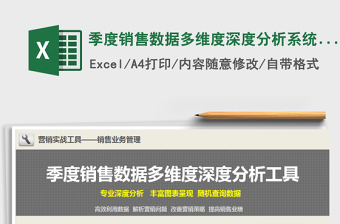 2024年季度销售数据多维度深度分析系统工具