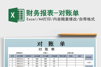 2025wps财务excel表格大全