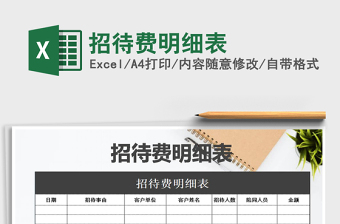 2025年招待费明细表