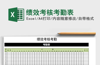 2025年绩效考核考勤表