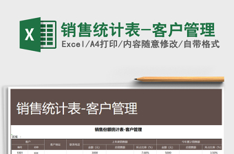 2025客户管理excel表格大全