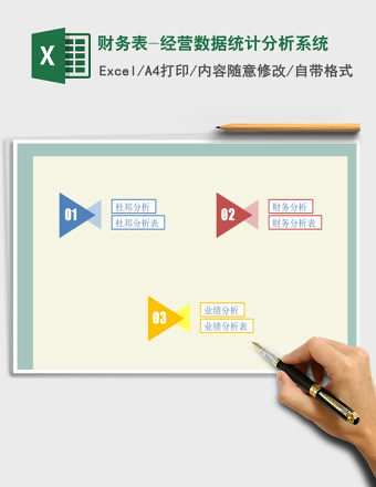2025年财务表-经营数据统计分析系统