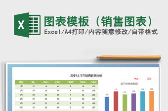 2024年图表模板（销售图表）免费下载