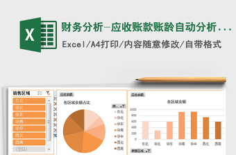 财务分析-应收账款账龄自动分析表