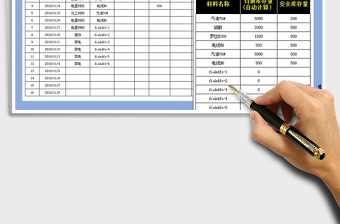 2025年仓库库存表