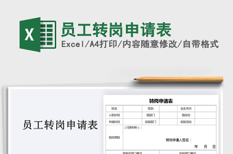 2025年员工转岗申请表