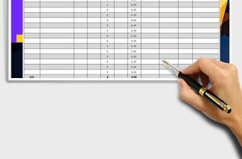 2025年商品采购明细表-自动计算