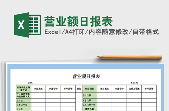 2025年营业额日报表