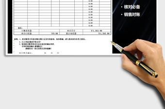 2025年财务对账单（表）-客户往来核对