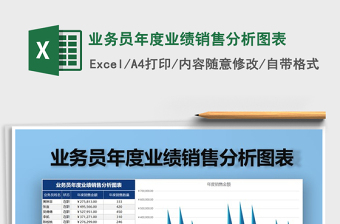 2025年业务员年度业绩销售分析图表