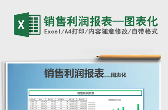 2025年销售利润报表—图表化