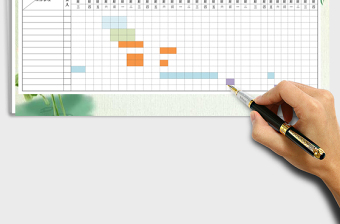 2024年工作计划表-学习计划表