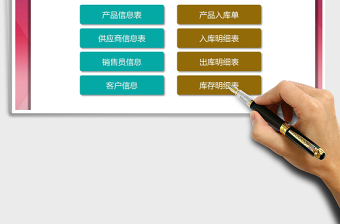 2024年仓库出入库管理系统(快捷录入)exce表格