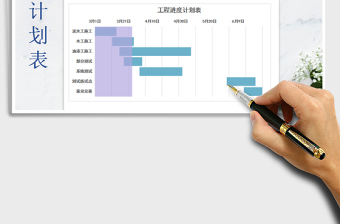 2025年工程进度计划表-甘特图