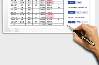 2025年销售报表-可查询-公式计算免费下载