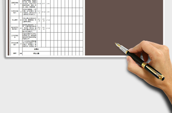 2025年综合素质面试评分表模版