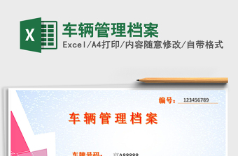 2024年车辆管理档案