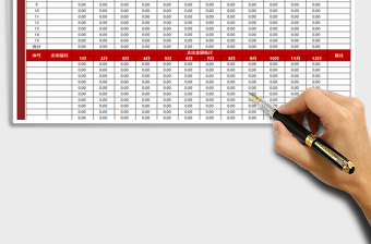 2025年财务年度收支表-全自动