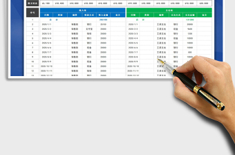 2025年出纳收支记录表