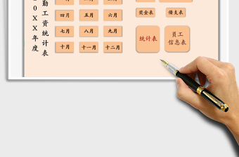 2025年考勤工资统计表