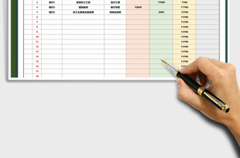 2025年现金流水账自动计算表格