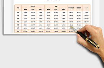 2025年电商销售月报表