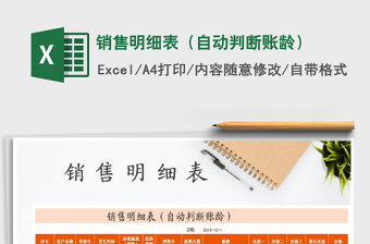 2025年销售明细表（自动判断账龄）