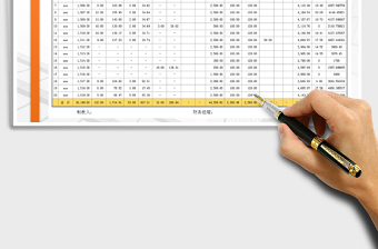 2024年工资表（个人所得税自动计算）免费下载