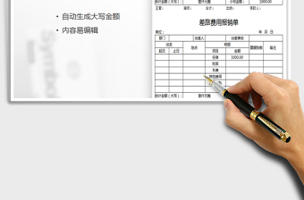 2025年差旅费用报销单-报销单