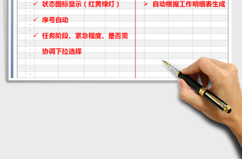 2025年工作计划表（任务管理）免费下载